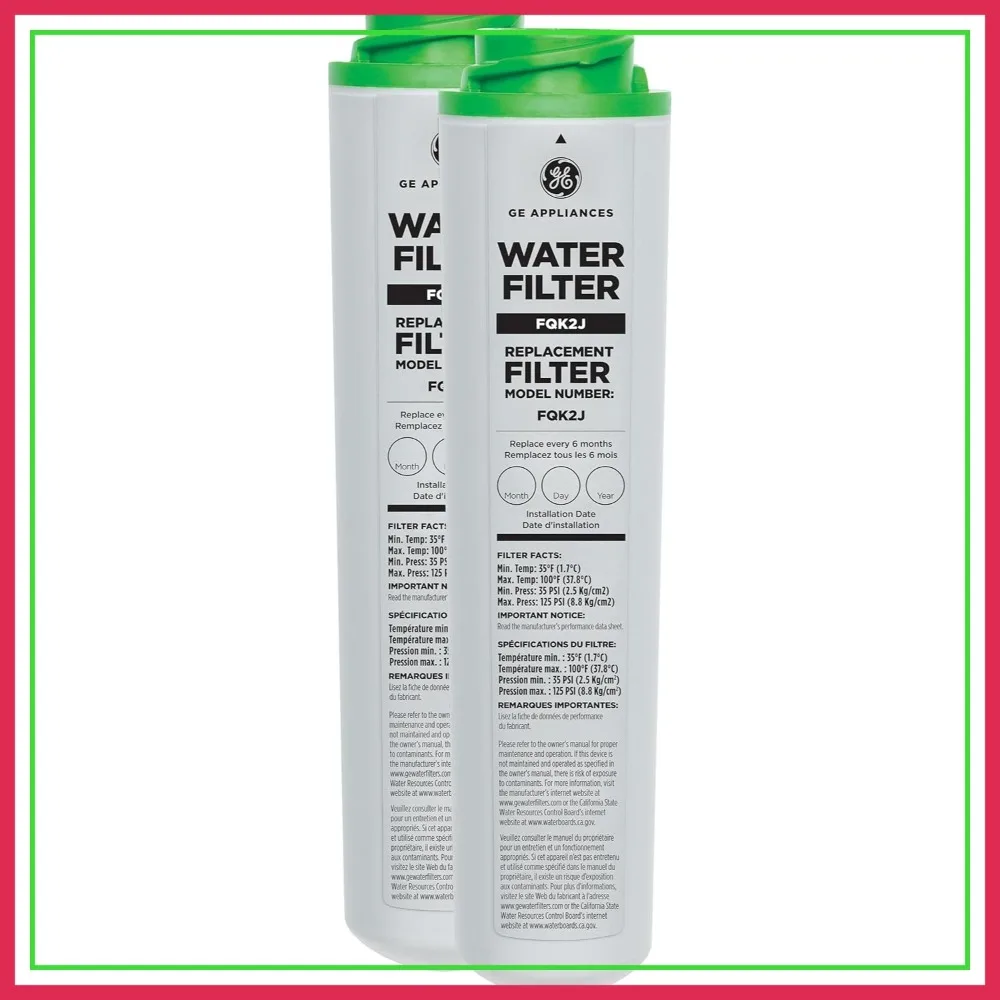 Under Sink Water Filter Replacement, Dual Flow, Reduces Sediment & Rust, Fits GXK255TBN, Replace Every 6 Months, 2 Filters
Under Sink Water Filter Replacement, Dual Flow, Reduces Sediment & Rust, Fits GXK255TBN, Replace Every 6 Months, 2 Filters