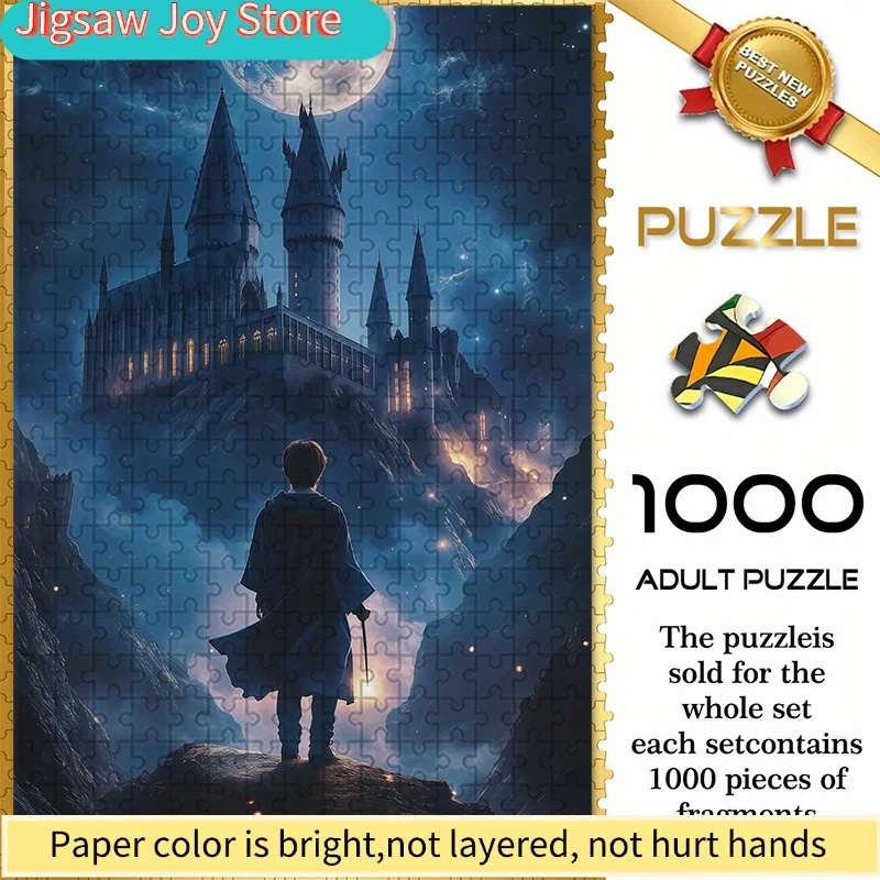 of Warner Bros. Seamless Puzzles Z9.25-80, Featuring a Harry Potter Castle Design, Measuring . Durable And Thick Puzzle, Perfe
of Warner Bros. Seamless Puzzles Z9.25-80, Featuring a Harry Potter Castle Design, Measuring . Durable And Thick Puzzle, Perfe