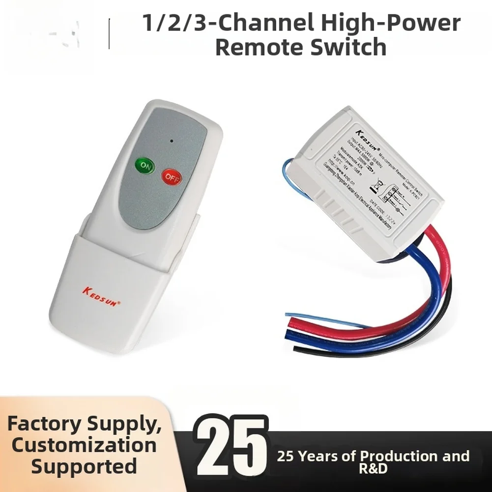 Smart Remote Control Switch 1 2 3 Way For Home Lighting High Power AC220V Wireless Wall Rocker Switch Electrical Supplies
Smart Remote Control Switch 1 2 3 Way For Home Lighting High Power AC220V Wireless Wall Rocker Switch Electrical Supplies