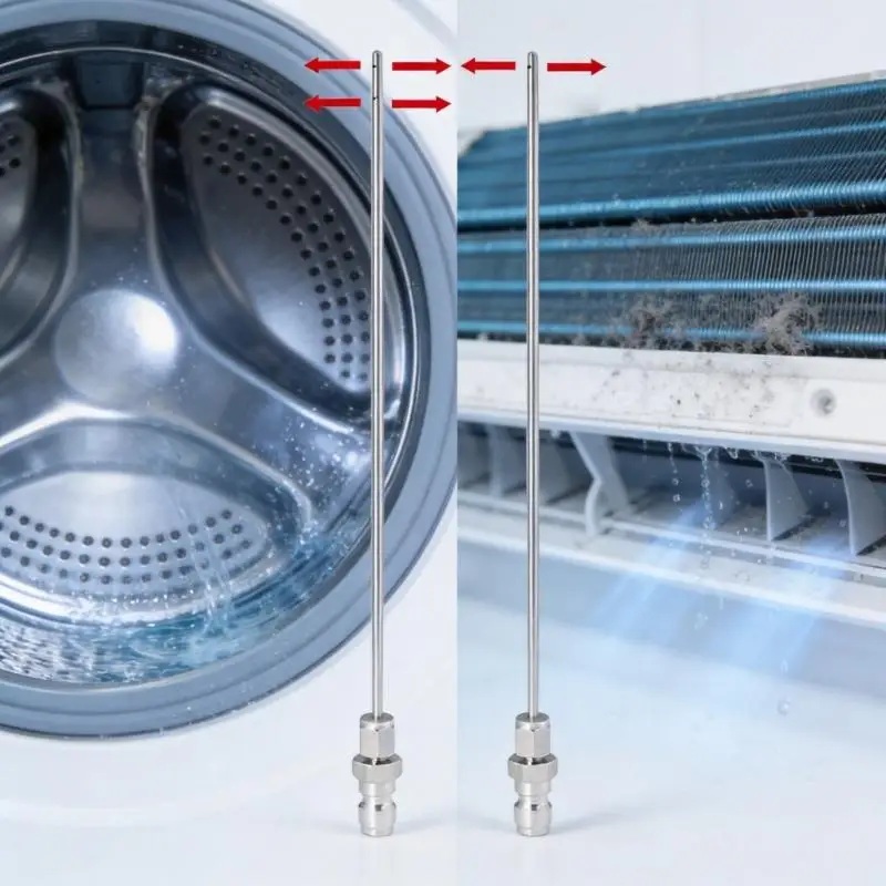 652F Corrosion Resistant Stainless Steel Side Sprayed Needle Set For Deep Cleaning Of Washer Laundry And AC Unit 2 Pieces
652F Corrosion Resistant Stainless Steel Side Sprayed Needle Set For Deep Cleaning Of Washer Laundry And AC Unit 2 Pieces