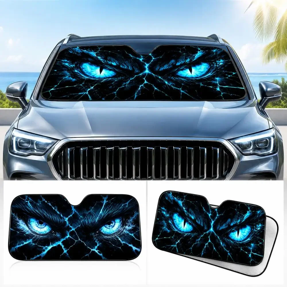 Cartoon Thunder Energy Eye Sun Visor Car Windshield Sunshade UV Protection Reflective Foldable Heat Insulation Cover
Cartoon Thunder Energy Eye Sun Visor Car Windshield Sunshade UV Protection Reflective Foldable Heat Insulation Cover