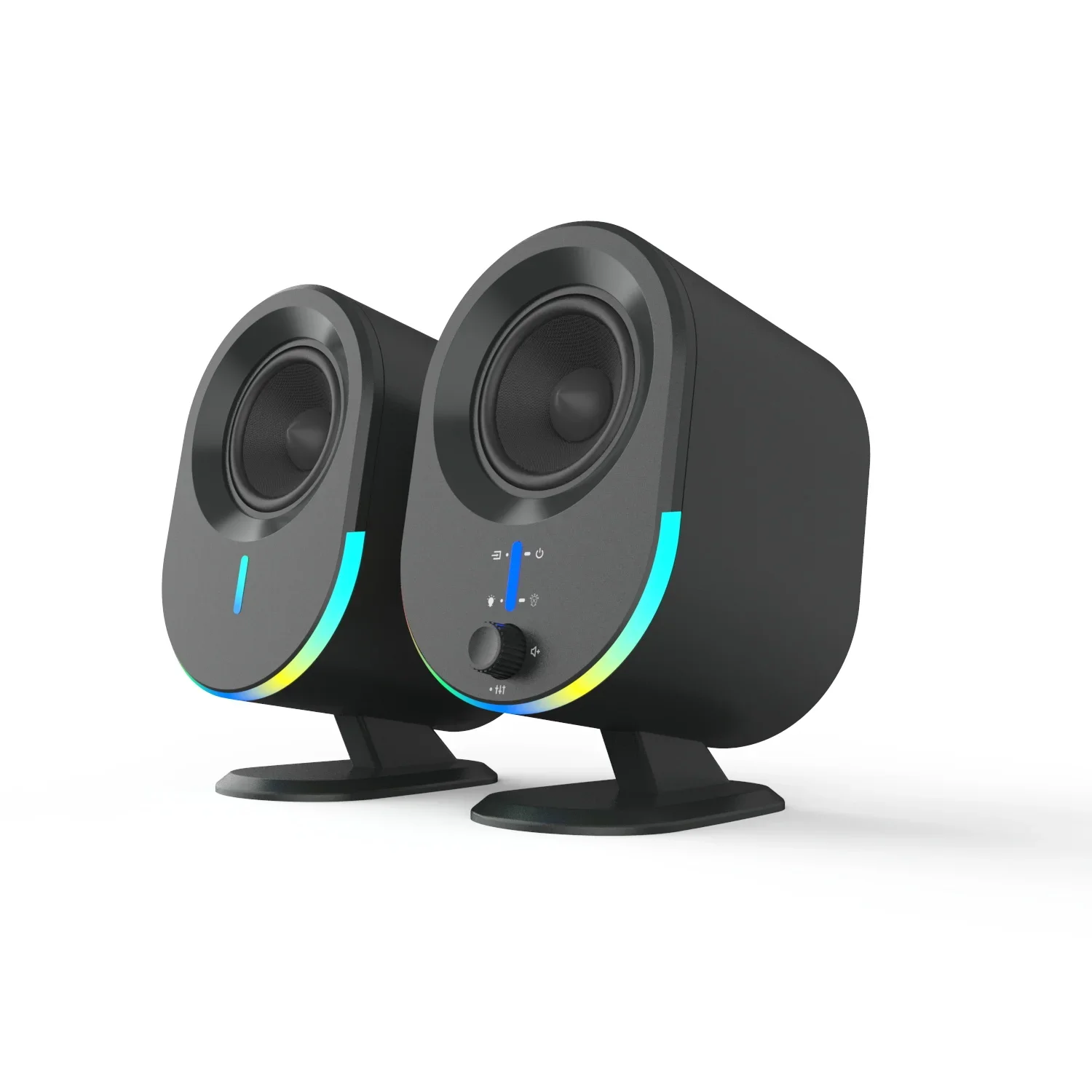 2.0 Gaming Speaker Rolling RGB With Five Color Lighting Four Sound Effects Active Speaker
2.0 Gaming Speaker Rolling RGB With Five Color Lighting Four Sound Effects Active Speaker