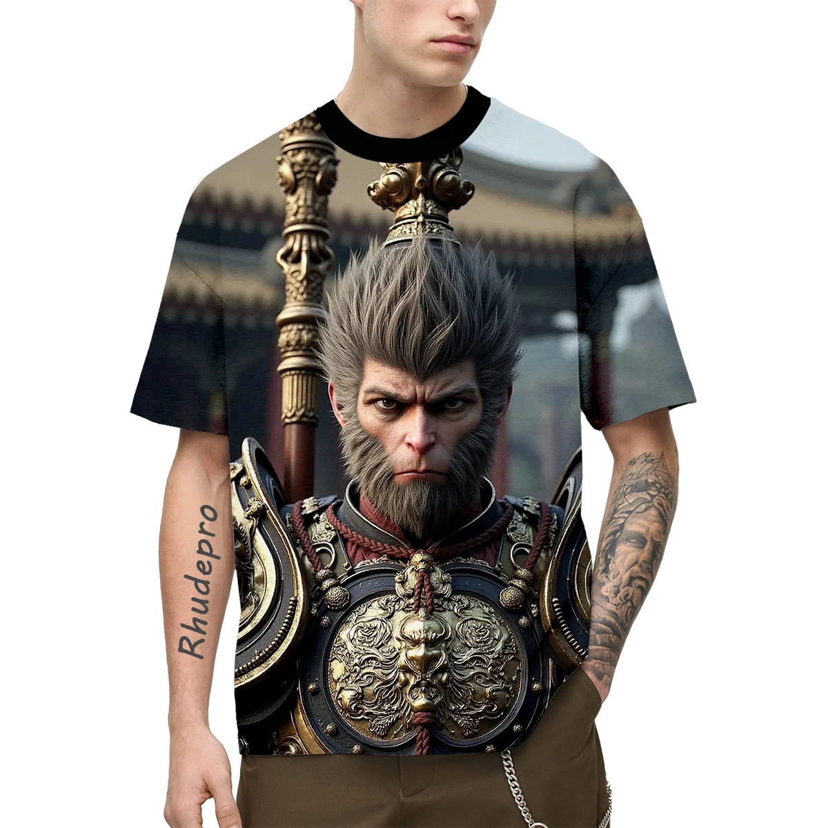 Unisex Game Black Myth Wu Kong T Shirts Men 3D Print Fashion T-shirt Girl Oversized Harajuku Kids Top Tees Clothing Streetwear
Unisex Game Black Myth Wu Kong T Shirts Men 3D Print Fashion T-shirt Girl Oversized Harajuku Kids Top Tees Clothing Streetwear