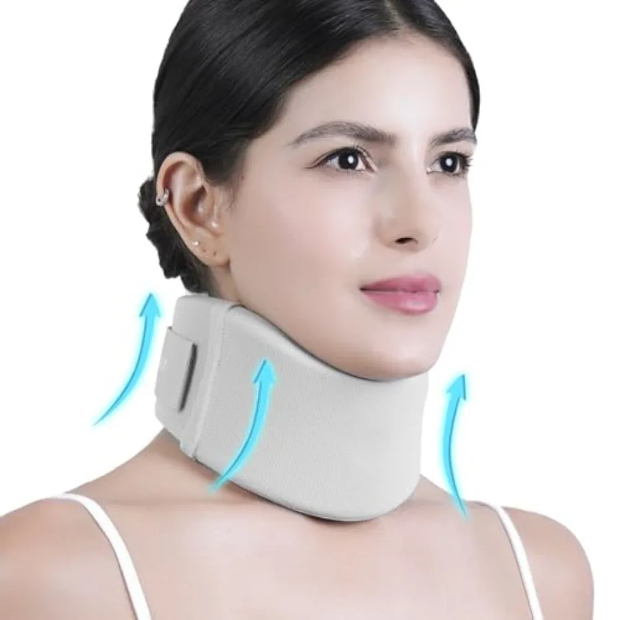 Ice Silk Neck Brace - Soft, Breathable Cervical Collar for Pain Relief and Posture Correction - Anti-Snoring Support for Comfor
Ice Silk Neck Brace - Soft, Breathable Cervical Collar for Pain Relief and Posture Correction - Anti-Snoring Support for Comfor