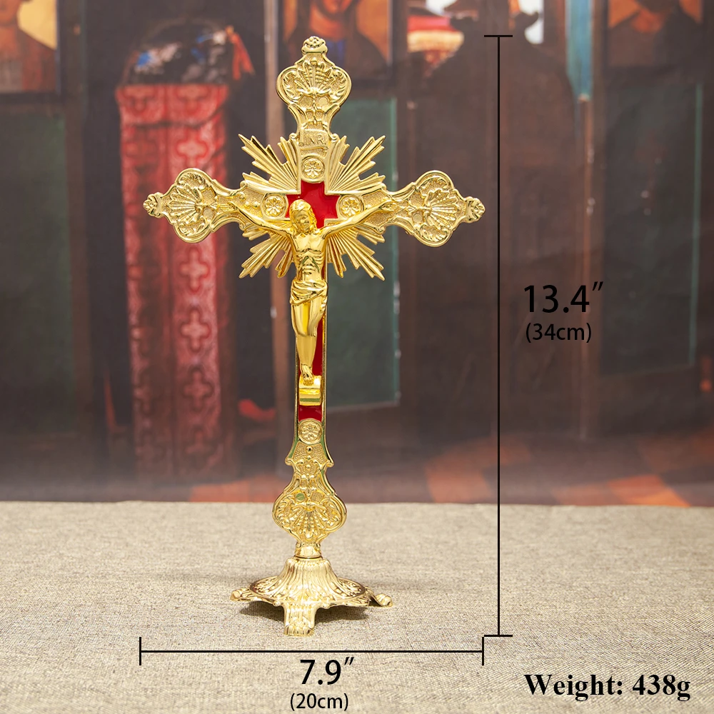 New Church Relics Figurines Crucifix Jesus Christ On The Stand Cross Wall Crucifix Antique Home Chapel Decoration Prayer Crosses
New Church Relics Figurines Crucifix Jesus Christ On The Stand Cross Wall Crucifix Antique Home Chapel Decoration Prayer Crosses