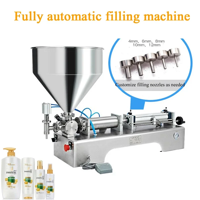 PBOBP Semi-Automatic Single Head Horizontal Piston High Viscosity Paste Can Bottle Filler Tomato Chilli Sauce Filling Machine
PBOBP Semi-Automatic Single Head Horizontal Piston High Viscosity Paste Can Bottle Filler Tomato Chilli Sauce Filling Machine