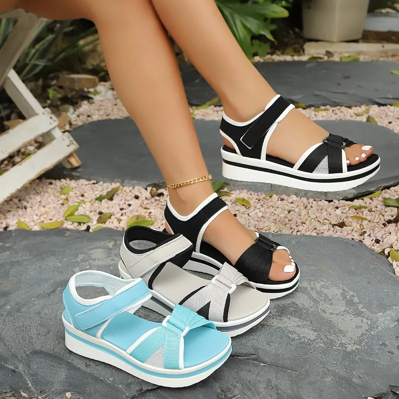 Summer Women Flat Sandals 2026 New Solid Round Toe Open Toe Sport Platform Female Shoes Fashion Casual Comfort Walking Sandals
Summer Women Flat Sandals 2026 New Solid Round Toe Open Toe Sport Platform Female Shoes Fashion Casual Comfort Walking Sandals
