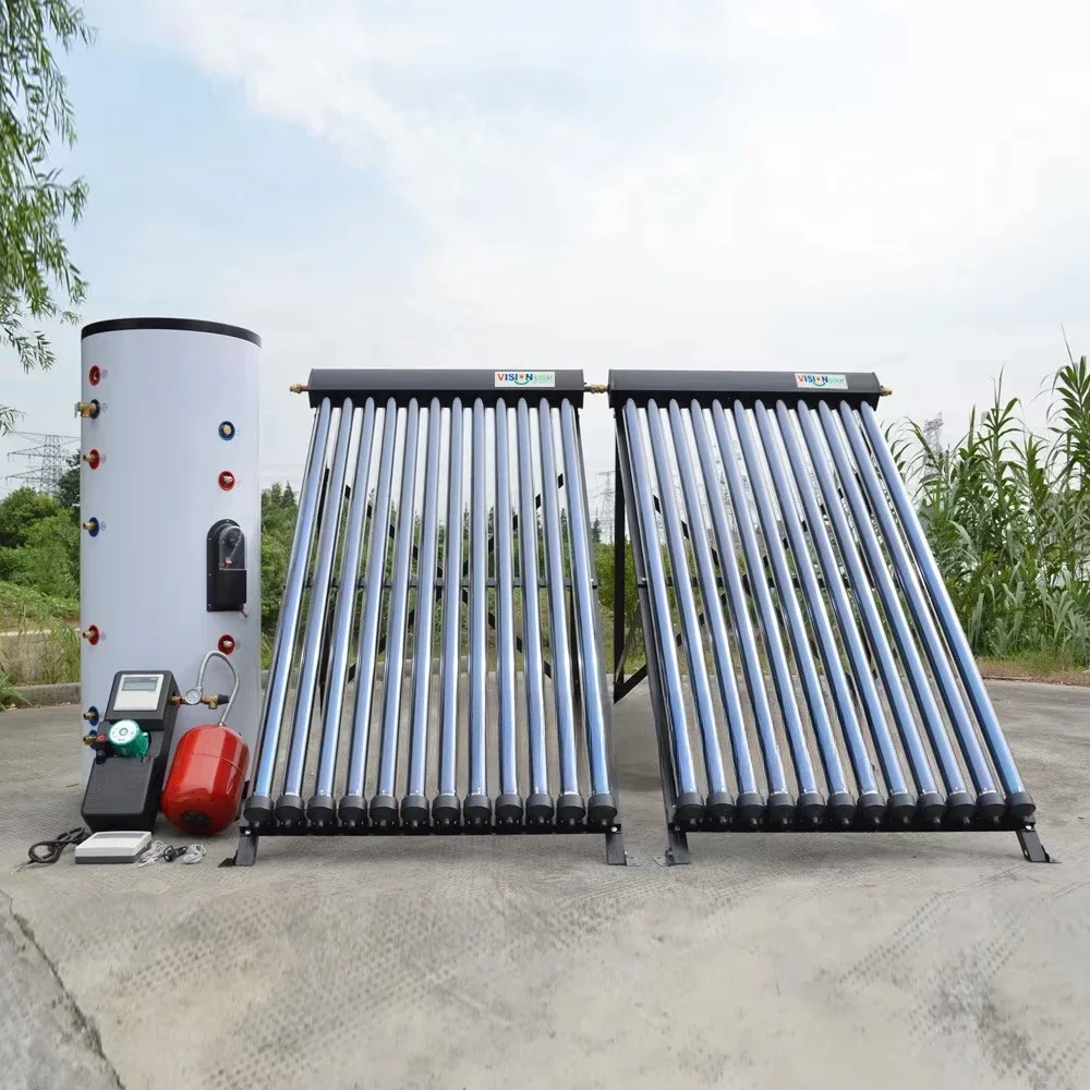 Most Popular Eco-friendly Antifreeze Indirect Split Glass Heat Pipe Tube Solar Water Heater Cost In China
Most Popular Eco-friendly Antifreeze Indirect Split Glass Heat Pipe Tube Solar Water Heater Cost In China