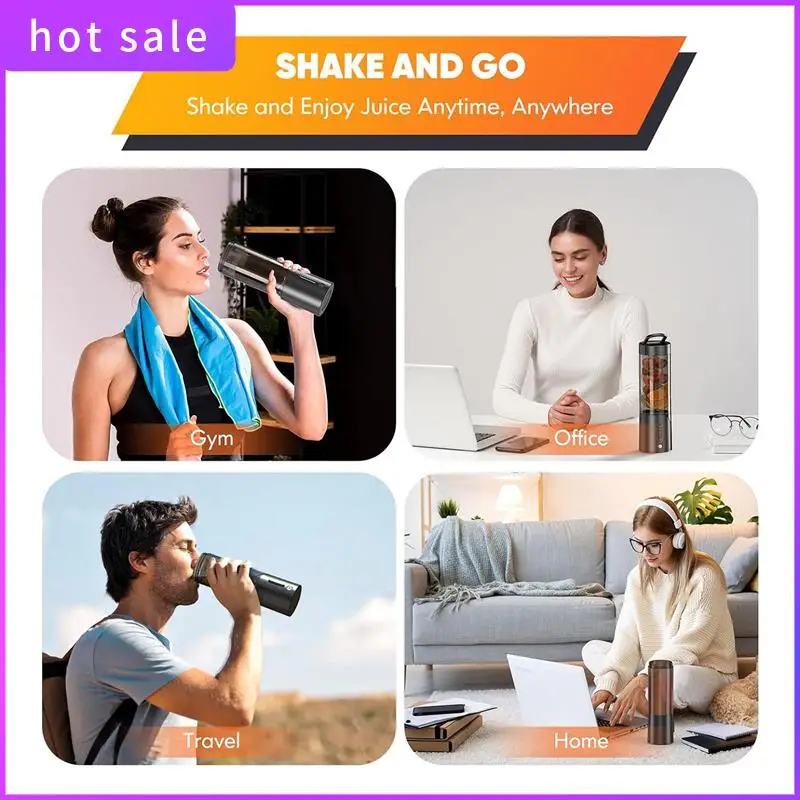 A26I-Portable Blender, Personal Size Blender For Shakes And Smoothies With 6 Ultra Sharp Blades, 16 Oz USB Rechargeable Durable
A26I-Portable Blender, Personal Size Blender For Shakes And Smoothies With 6 Ultra Sharp Blades, 16 Oz USB Rechargeable Durable