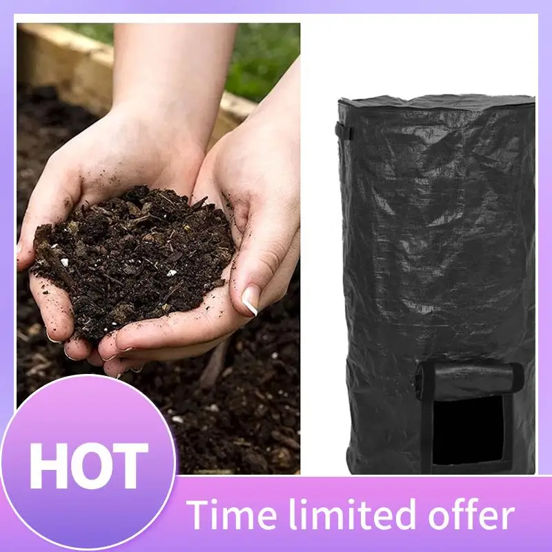 B69C Collapsible Garden Yard Compost Bag With Lid Fertilizer Waste Sacks Composter 34 Gallon Ferment Manure Waste Collector Dura
B69C Collapsible Garden Yard Compost Bag With Lid Fertilizer Waste Sacks Composter 34 Gallon Ferment Manure Waste Collector Dura