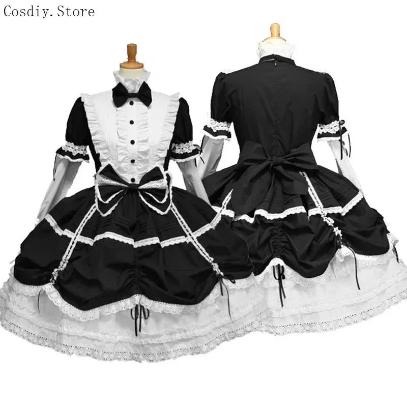 NewGothic Punk Lolita Dress Princess Cosplay Cute Maid Adult Women Halloween Costume Sweet Gothic Anime Lace Outfit For Gir XK6
NewGothic Punk Lolita Dress Princess Cosplay Cute Maid Adult Women Halloween Costume Sweet Gothic Anime Lace Outfit For Gir XK6