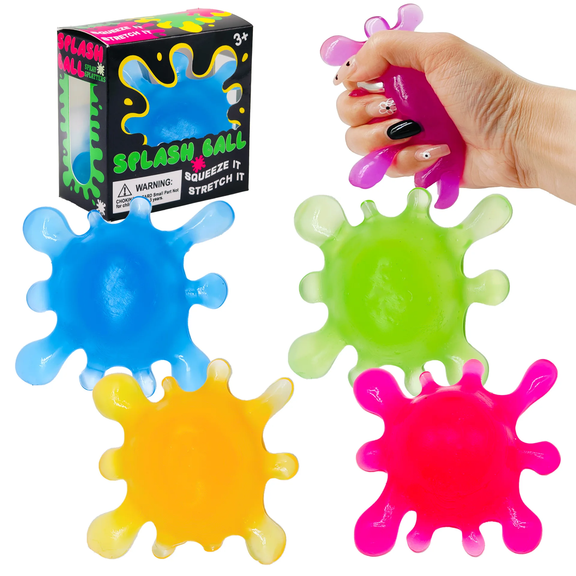 Splootsplat Squeeze Ball Splash Ball Stretchy Maltose Stress Relief Toy Multicolor Anxiety Relief For Adult Relaxation Blind Box
Splootsplat Squeeze Ball Splash Ball Stretchy Maltose Stress Relief Toy Multicolor Anxiety Relief For Adult Relaxation Blind Box