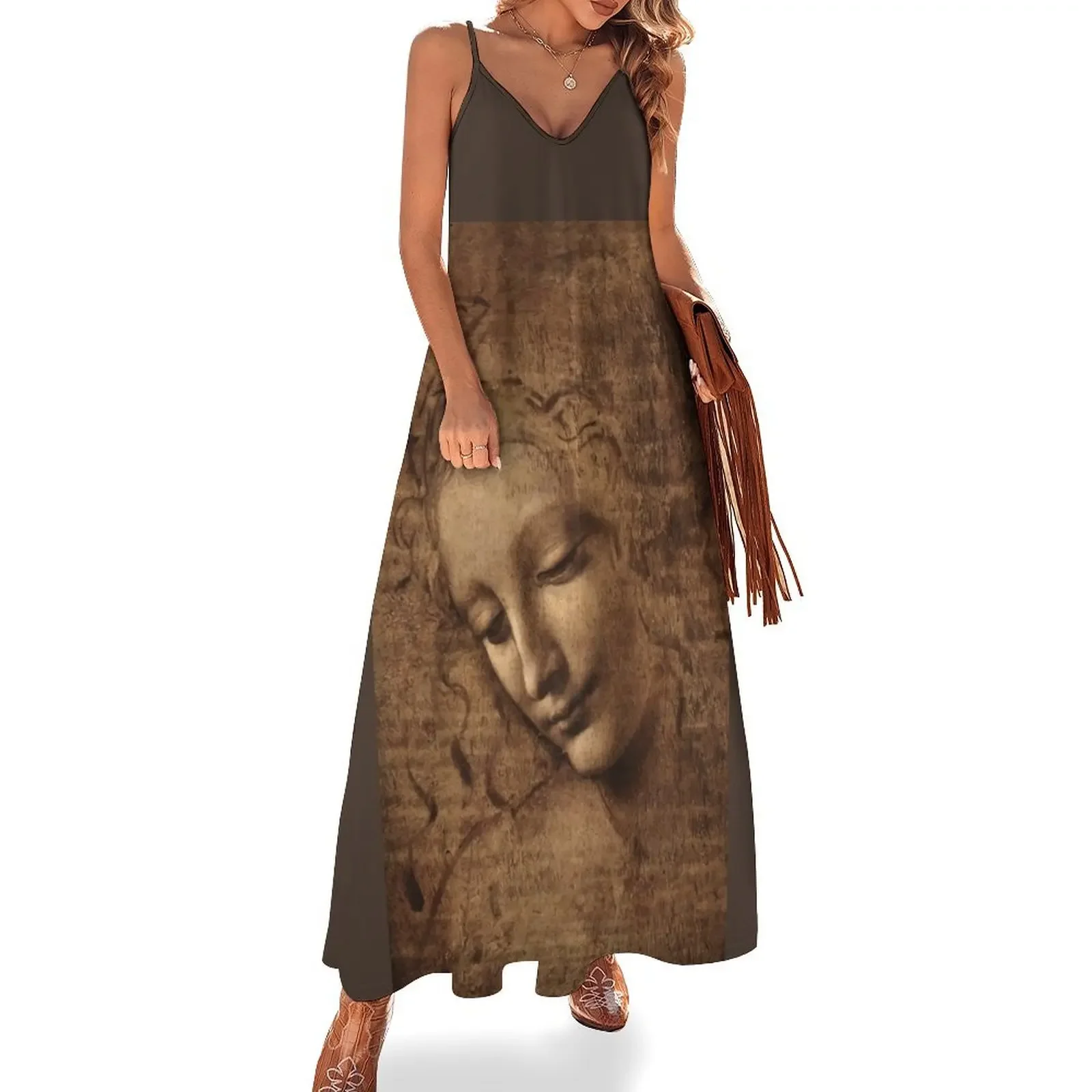 La Scapigliata by Leonardo da Vinci Sleeveless Dress Long veiled dresses dress dresses women party dresses Dress
La Scapigliata by Leonardo da Vinci Sleeveless Dress Long veiled dresses dress dresses women party dresses Dress