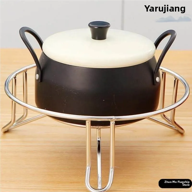 Stainless Steel Tri-legged Pot Holder Kitchen Heat Resistant Storage Rack Home Use Sand Pot Anti-scalding Heat Tolerant
Stainless Steel Tri-legged Pot Holder Kitchen Heat Resistant Storage Rack Home Use Sand Pot Anti-scalding Heat Tolerant
