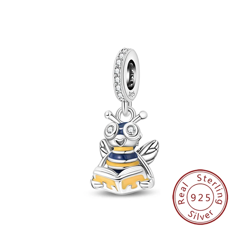 The new 925 sterling silver student bee beaded pendant, suitable for snake chain bracelets, suitable for women's DIY beads, can
The new 925 sterling silver student bee beaded pendant, suitable for snake chain bracelets, suitable for women's DIY beads, can