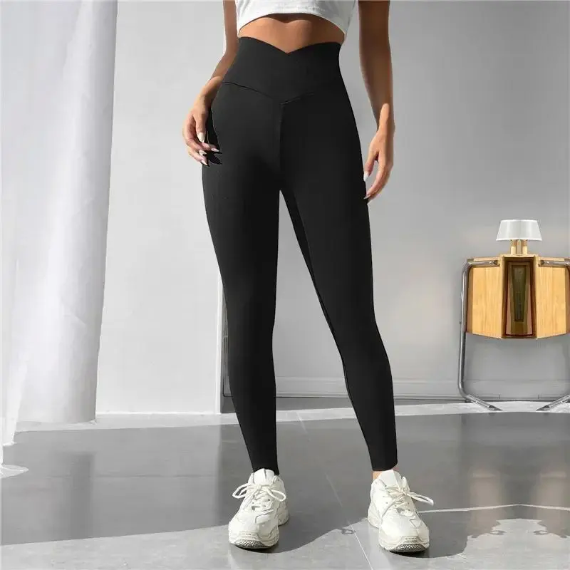 Cross Waist Head Yoga Pants Women's High Waist Tummy Control Leggings Comfortable Stretchy Base Layer Pants for Yoga
Cross Waist Head Yoga Pants Women's High Waist Tummy Control Leggings Comfortable Stretchy Base Layer Pants for Yoga