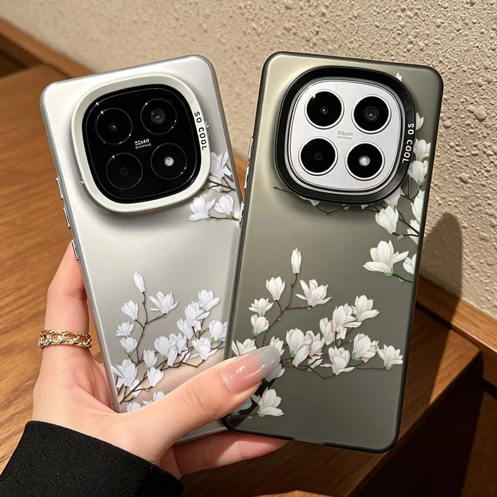 White Magnolia Branch Pattern Cover For Xiaomi Redmi Note 15 14 13 12 11 10 12S 11S Pro Plus Colorful Silver Phone Case
White Magnolia Branch Pattern Cover For Xiaomi Redmi Note 15 14 13 12 11 10 12S 11S Pro Plus Colorful Silver Phone Case