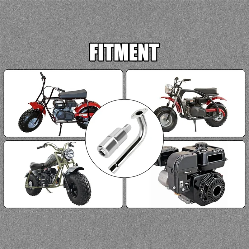 Mini Bike Exhaust System For Predator 212 CT200U BT200X CT200U-EX 6.5 HP Baja Warrior Massimo MB200 GX160
Mini Bike Exhaust System For Predator 212 CT200U BT200X CT200U-EX 6.5 HP Baja Warrior Massimo MB200 GX160