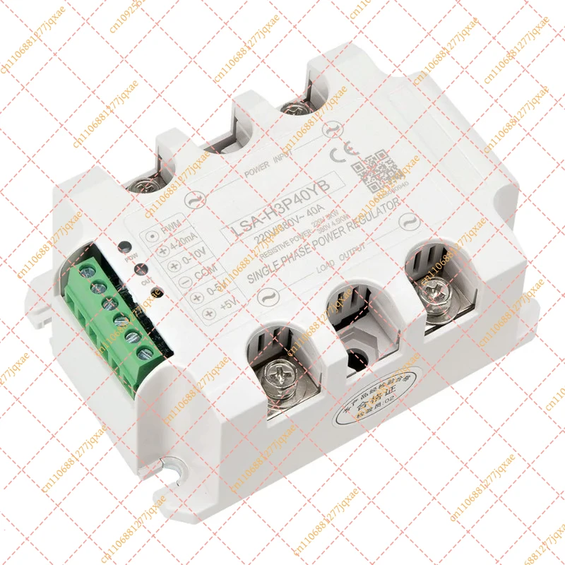 LSA-H3P40YB Single Phase Solid State Voltage Regulator, 40A 220V/380V Power Regulator Module
LSA-H3P40YB Single Phase Solid State Voltage Regulator, 40A 220V/380V Power Regulator Module