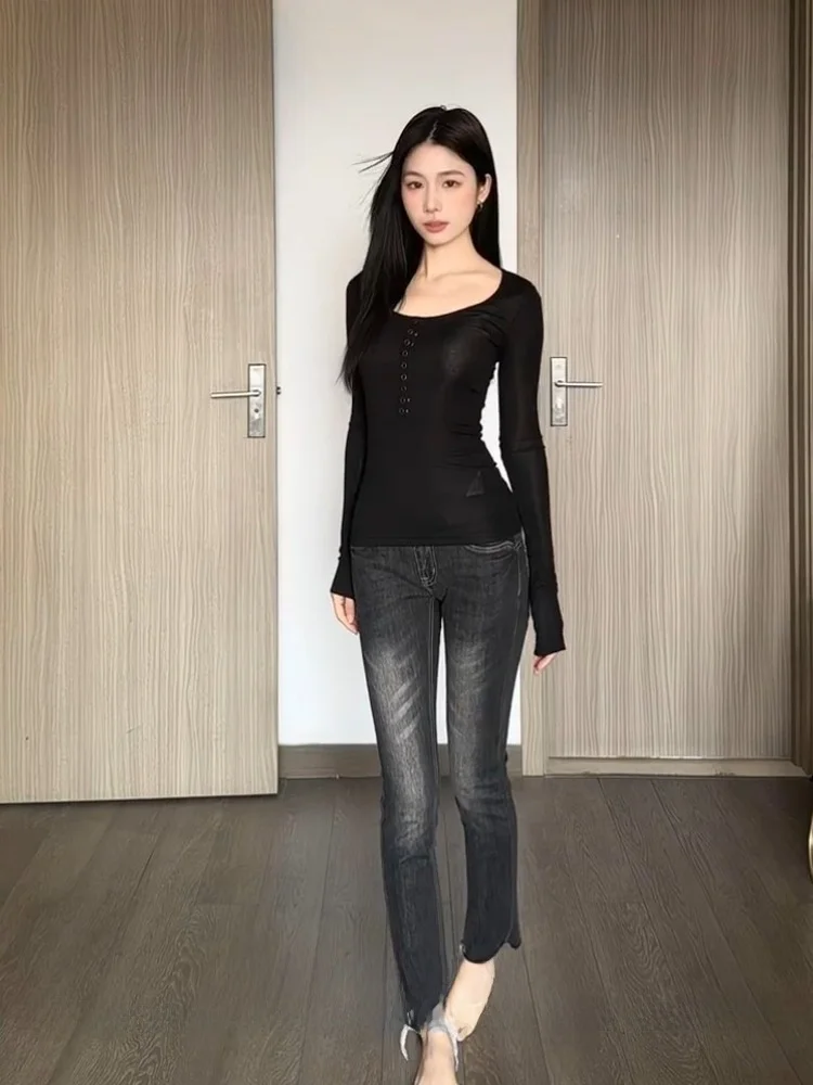 High Waist Cotton Stretch Denim White Thiened Hip Nine Points Straight Leg Pants Women's Slim Fit Butt Lifting
High Waist Cotton Stretch Denim White Thiened Hip Nine Points Straight Leg Pants Women's Slim Fit Butt Lifting
