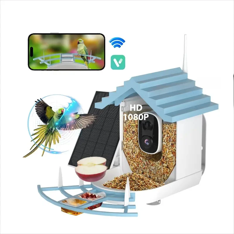 Smart Bird Watching Device Outdoor Wild Bird Feeder Clear Night Vision Solar Powered Feeder for Bird Lovers
Smart Bird Watching Device Outdoor Wild Bird Feeder Clear Night Vision Solar Powered Feeder for Bird Lovers