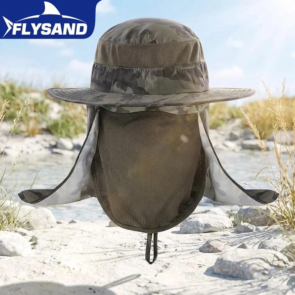 Camouflage Fishing Hat Wide Brim UV Protection Breathable Comfortable Outdoor Sports Hat for Men Women Fishing Hiking Camping
Camouflage Fishing Hat Wide Brim UV Protection Breathable Comfortable Outdoor Sports Hat for Men Women Fishing Hiking Camping