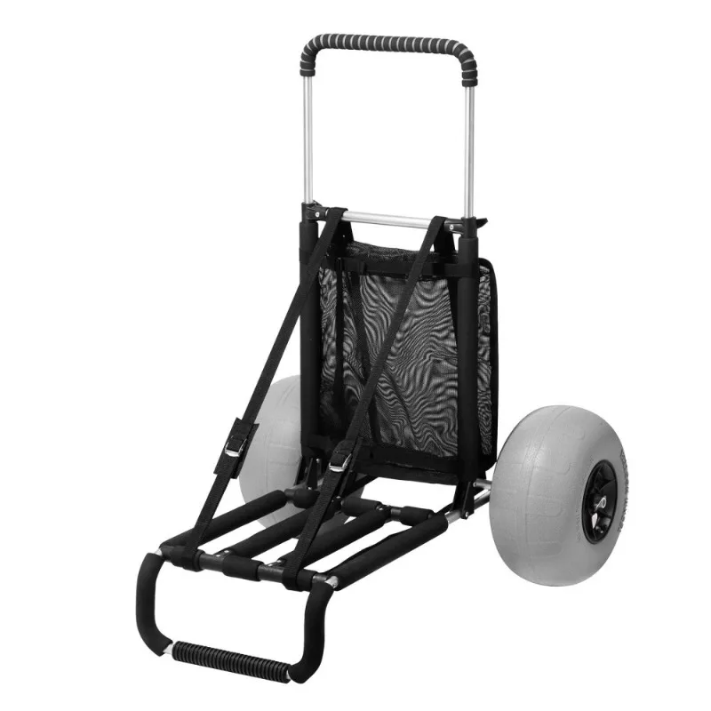 Beach Dolly with Big Wheels for Sand, 29.9" x 15.4" Cargo Deck, w/ 12" Balloon Wheels, 165LBS Loading Capacity Folding
Beach Dolly with Big Wheels for Sand, 29.9" x 15.4" Cargo Deck, w/ 12" Balloon Wheels, 165LBS Loading Capacity Folding