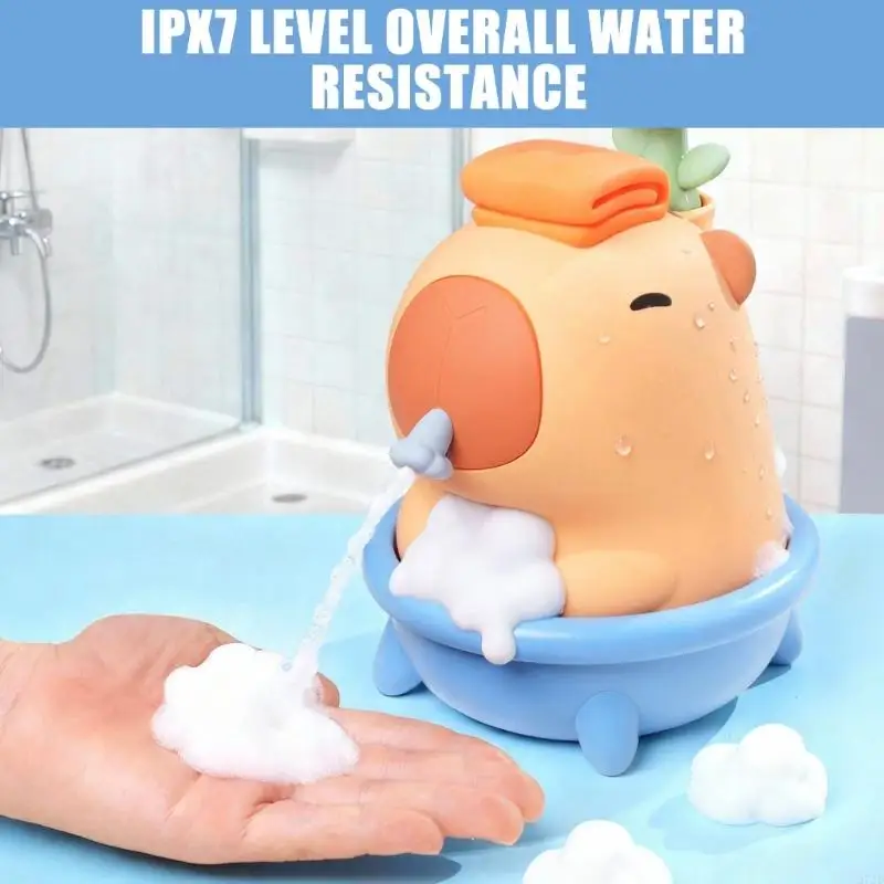 Lovely Foaming Soap Dispenser Like Capybara For Children Rechargeable Adjustable Output IPX7 37JD
Lovely Foaming Soap Dispenser Like Capybara For Children Rechargeable Adjustable Output IPX7 37JD