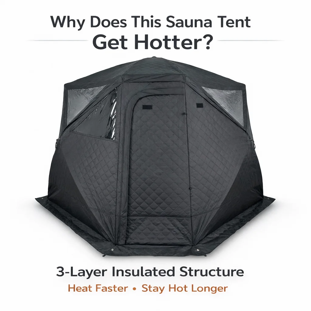 hit productOEM 6-8 Person Portable Sauna Tent with Stove 300D/420D/600D Oxford 3 Layer Insulated Winter Outdoor Wood Fire Dry Sa
hit productOEM 6-8 Person Portable Sauna Tent with Stove 300D/420D/600D Oxford 3 Layer Insulated Winter Outdoor Wood Fire Dry Sa