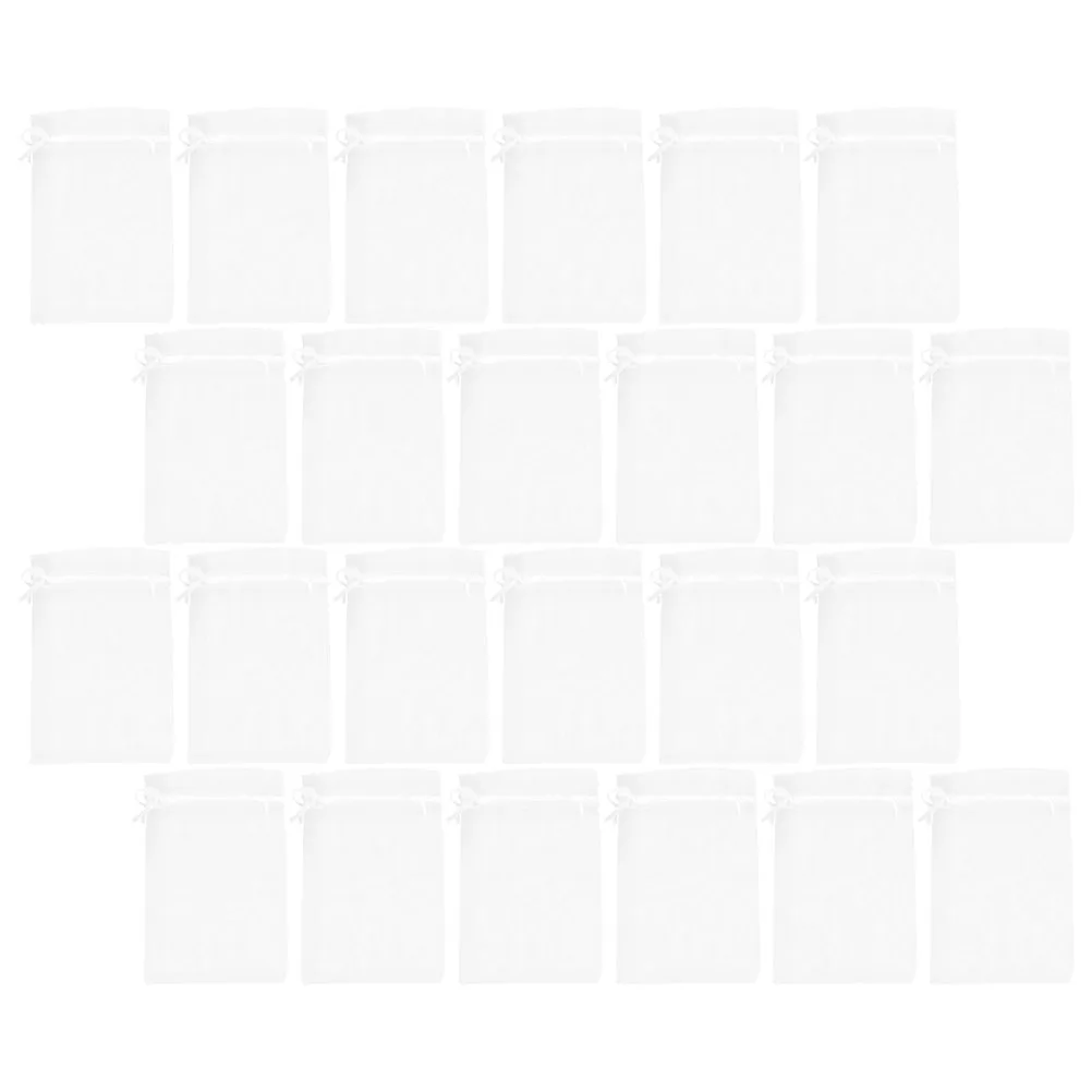 50pcs White Organza Gift Bags 10x15cm Drawstring Candy Small Jewelry Pouch Favor Wedding Party Guests
50pcs White Organza Gift Bags 10x15cm Drawstring Candy Small Jewelry Pouch Favor Wedding Party Guests