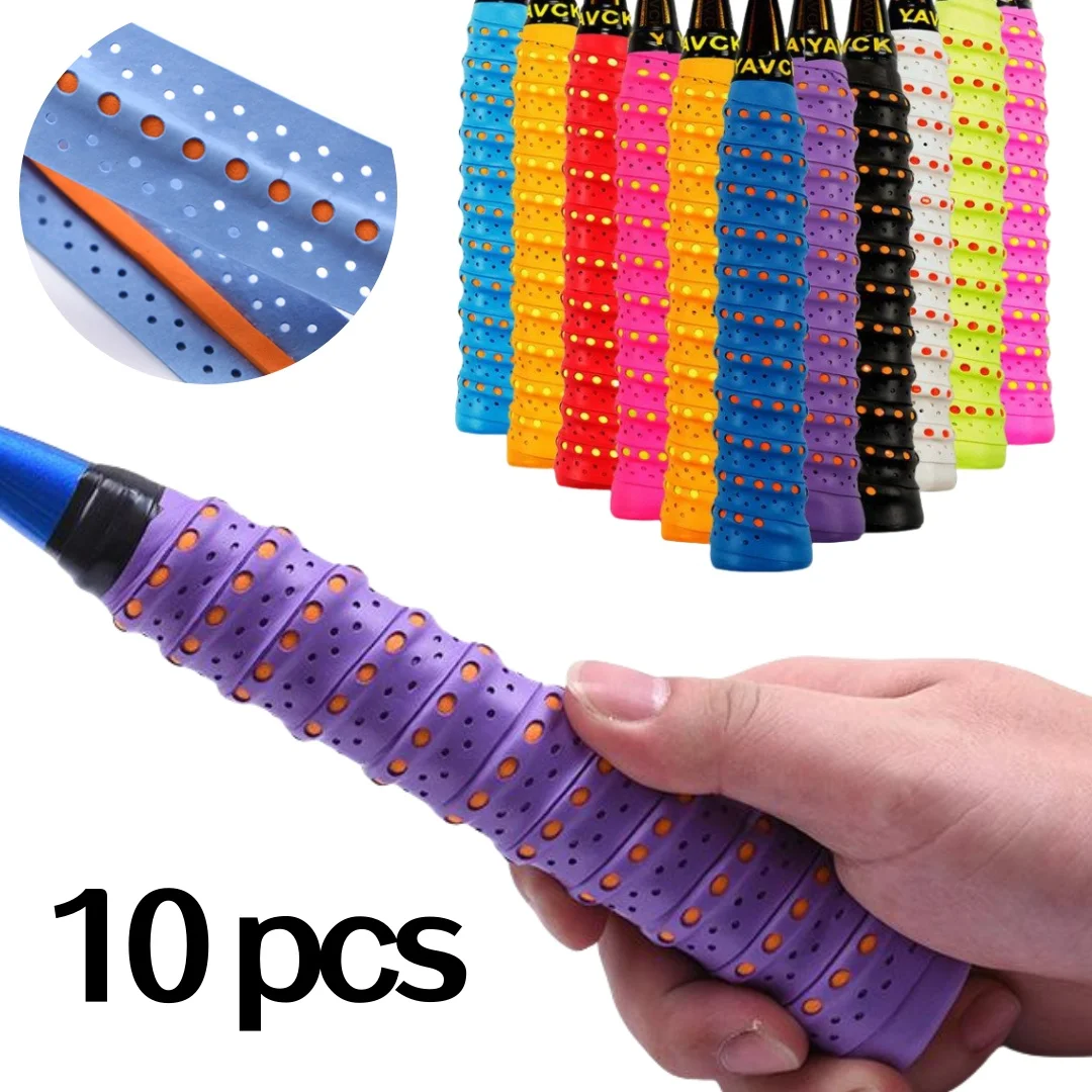 10 Pcs Anti-slip Sweatband Badminton Grip Tennis Overgrip Sport Tape Windings Over For Fishing Rod Squash padel Racket
10 Pcs Anti-slip Sweatband Badminton Grip Tennis Overgrip Sport Tape Windings Over For Fishing Rod Squash padel Racket