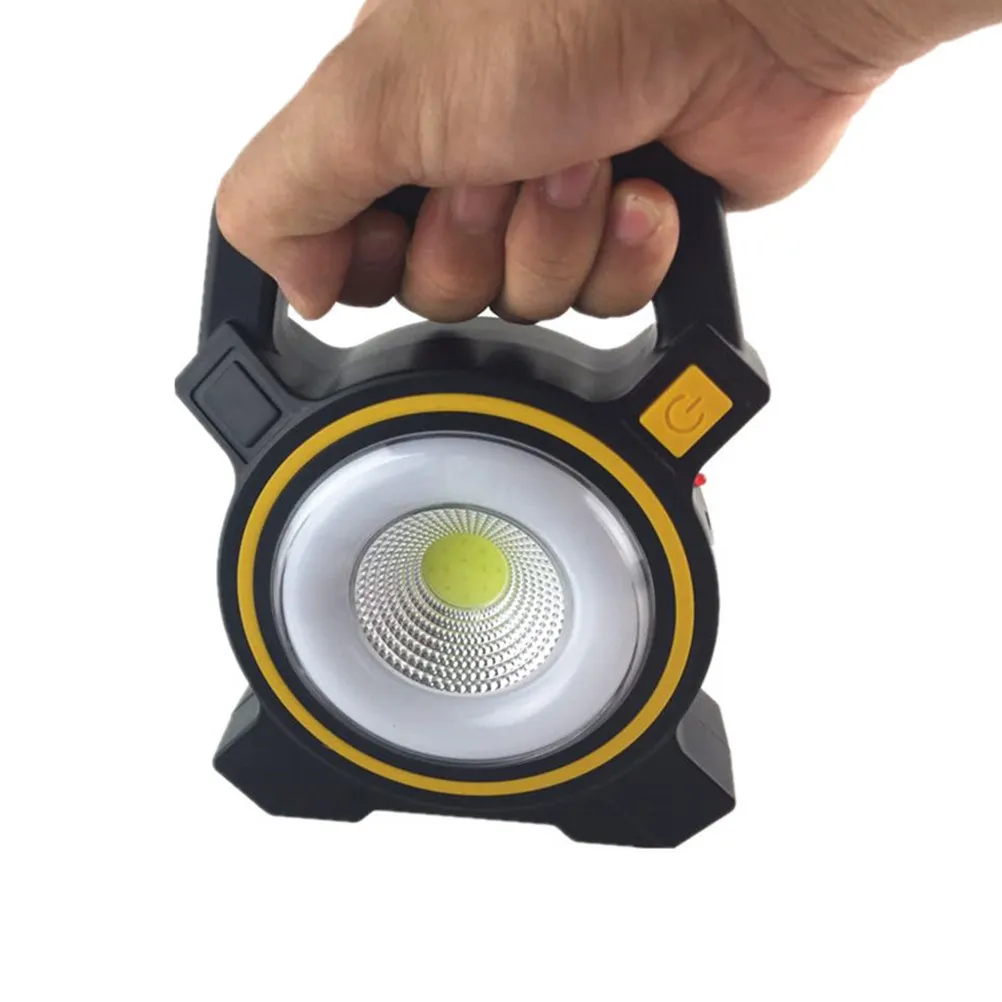 Solar Powered Portable Rechargeable Cob LED Flood Light for Camping Car Repair Emergency Power Outage Garden Work Outdoor Tent
Solar Powered Portable Rechargeable Cob LED Flood Light for Camping Car Repair Emergency Power Outage Garden Work Outdoor Tent