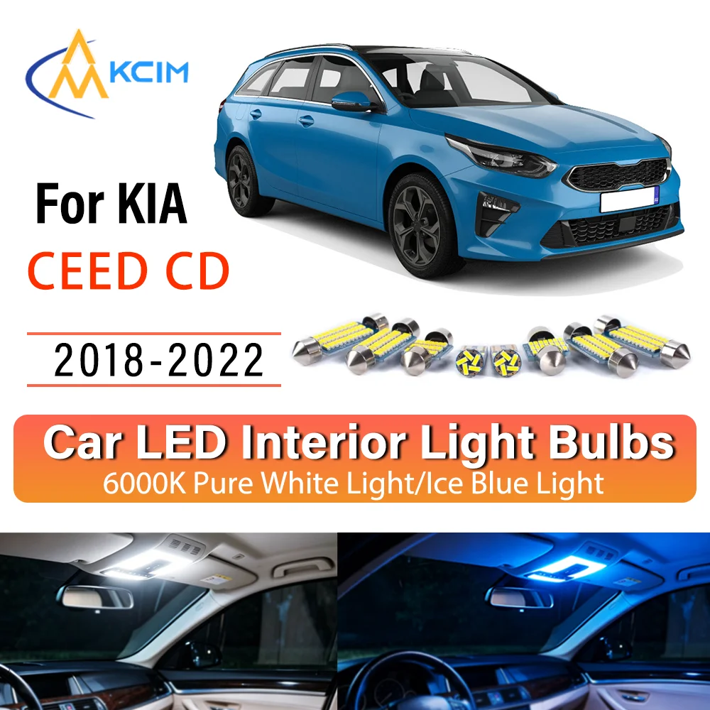 LED Interior Light Bulb Set For KIA CEED CD 2018-2022 Easy Install Bright White/Blue Dome Map Door Courtesy Brights
LED Interior Light Bulb Set For KIA CEED CD 2018-2022 Easy Install Bright White/Blue Dome Map Door Courtesy Brights