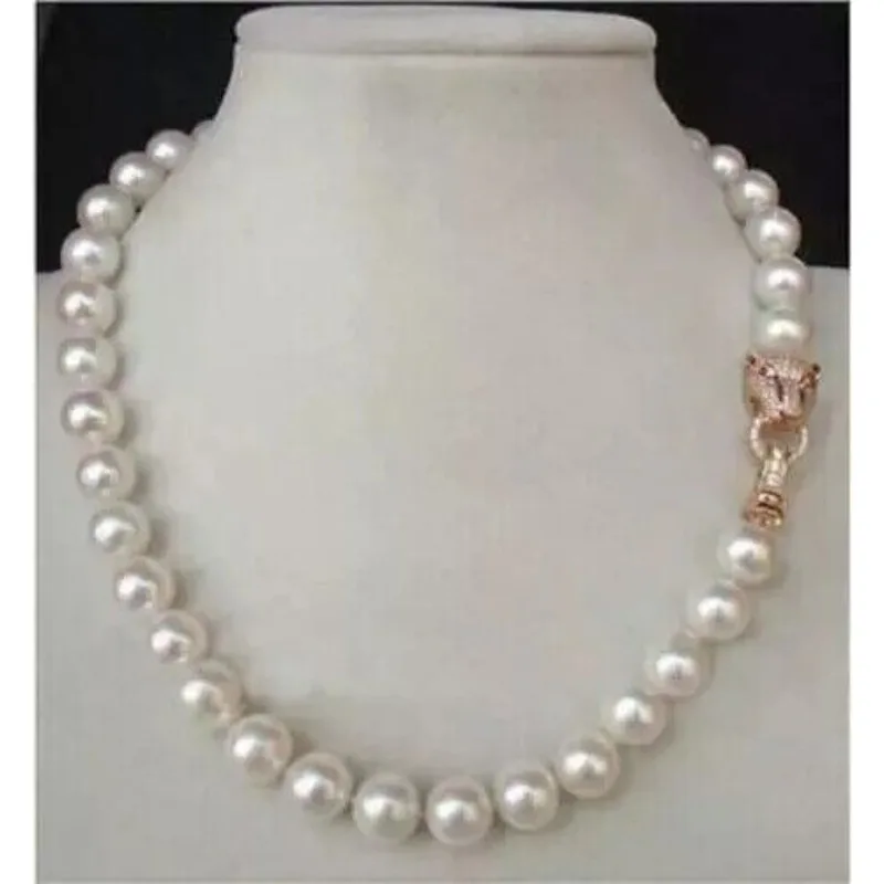 20 Inch Gorgeous AAAA+ 9-10mm Round South Sea White Women's Pearl Necklace 925 Silver
20 Inch Gorgeous AAAA+ 9-10mm Round South Sea White Women's Pearl Necklace 925 Silver