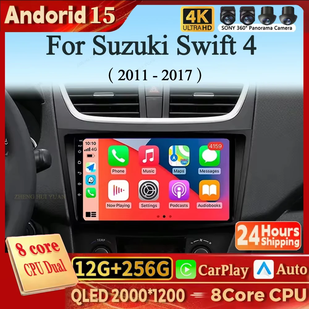 GPS DSP RDS QLED Android15 для Suzuki Swift 4 2010-2018 Автомобильный радиоприемник Мультимедийный видеоплеер AI Voice CarPlay 4G Стереонавигация
GPS DSP RDS QLED Android15 для Suzuki Swift 4 2010-2018 Автомобильный радиоприемник Мультимедийный видеоплеер AI Voice CarPlay 4G Стереонавигация