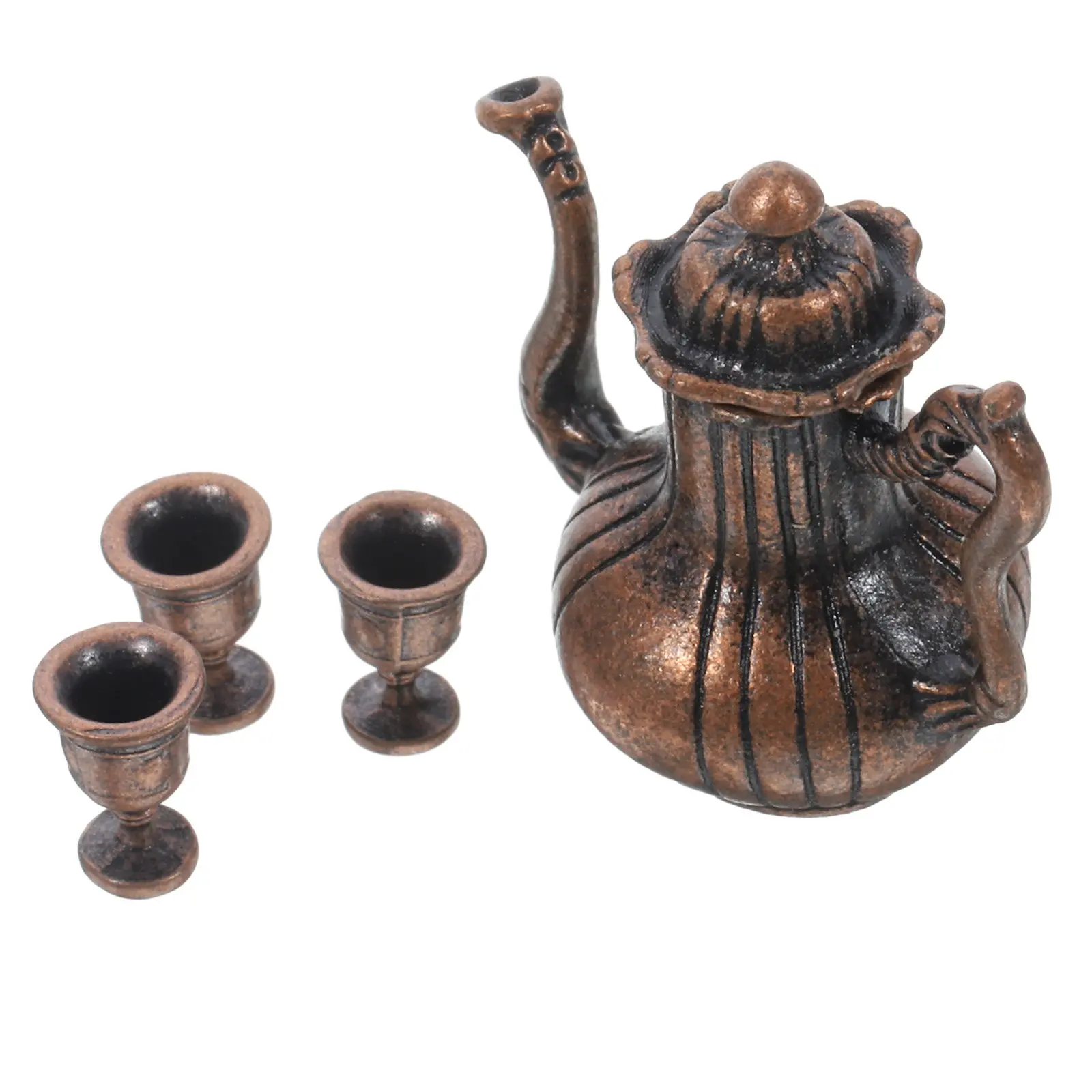 1Set Mini Tea Pot Ornaments Set Vintage Iron Teacup Decor Miniature Kitchen Accessories Dollhouse Gift Miniature Tea Set
1Set Mini Tea Pot Ornaments Set Vintage Iron Teacup Decor Miniature Kitchen Accessories Dollhouse Gift Miniature Tea Set