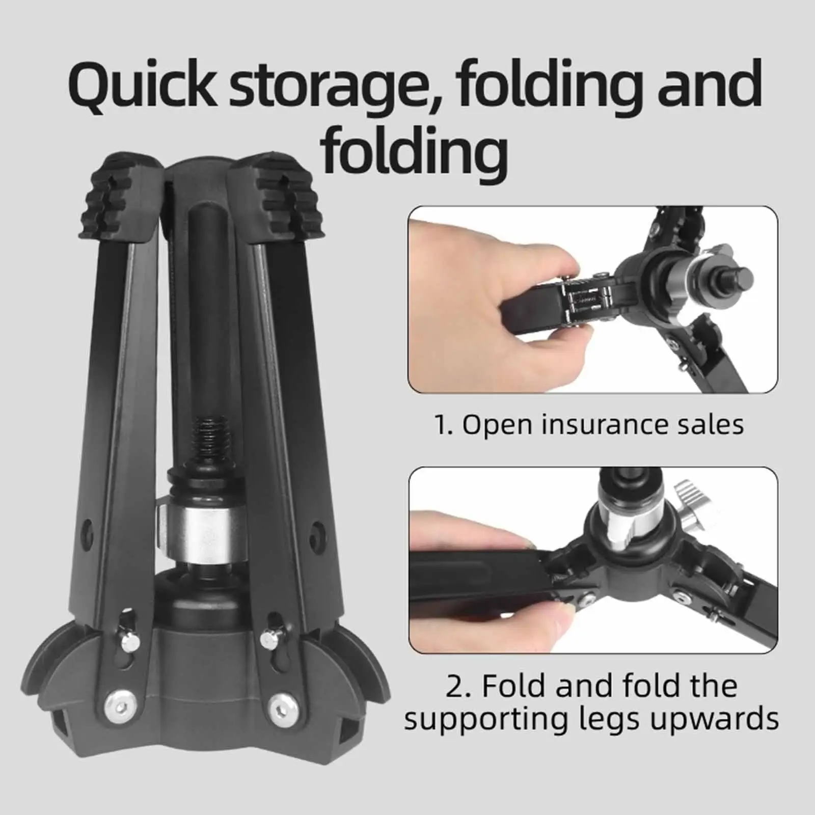 Universal Desktop Tripod Monopods Base Foldable Support Stand with Professional Stability for Photography Sessions
Universal Desktop Tripod Monopods Base Foldable Support Stand with Professional Stability for Photography Sessions