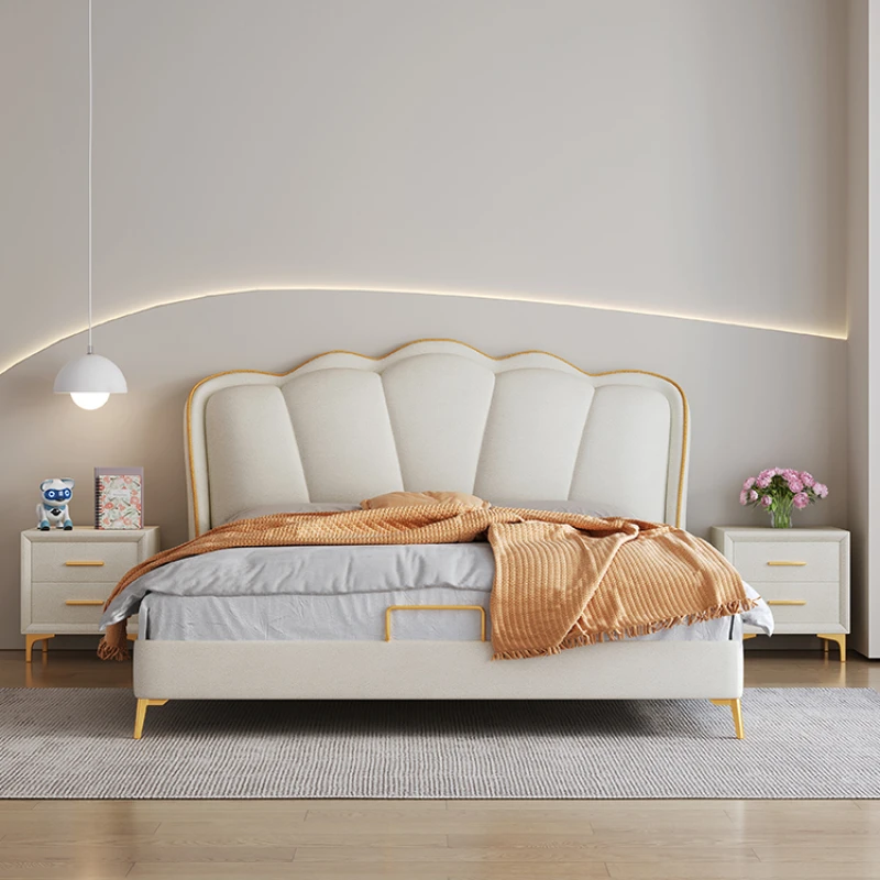 Simple Designer European Double Bed Modern White Princess Girls Wood Twin Bed Floor Bedroom Camas Matrimonial Nordic Furniture
Simple Designer European Double Bed Modern White Princess Girls Wood Twin Bed Floor Bedroom Camas Matrimonial Nordic Furniture