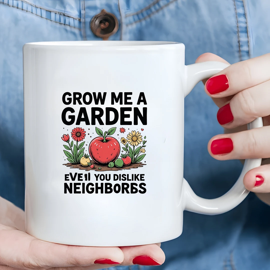 11oz Fun Garden Illustration Cup Kid's Drink Cup Creative Christmas Gift Home & Office Cup
11oz Fun Garden Illustration Cup Kid's Drink Cup Creative Christmas Gift Home & Office Cup