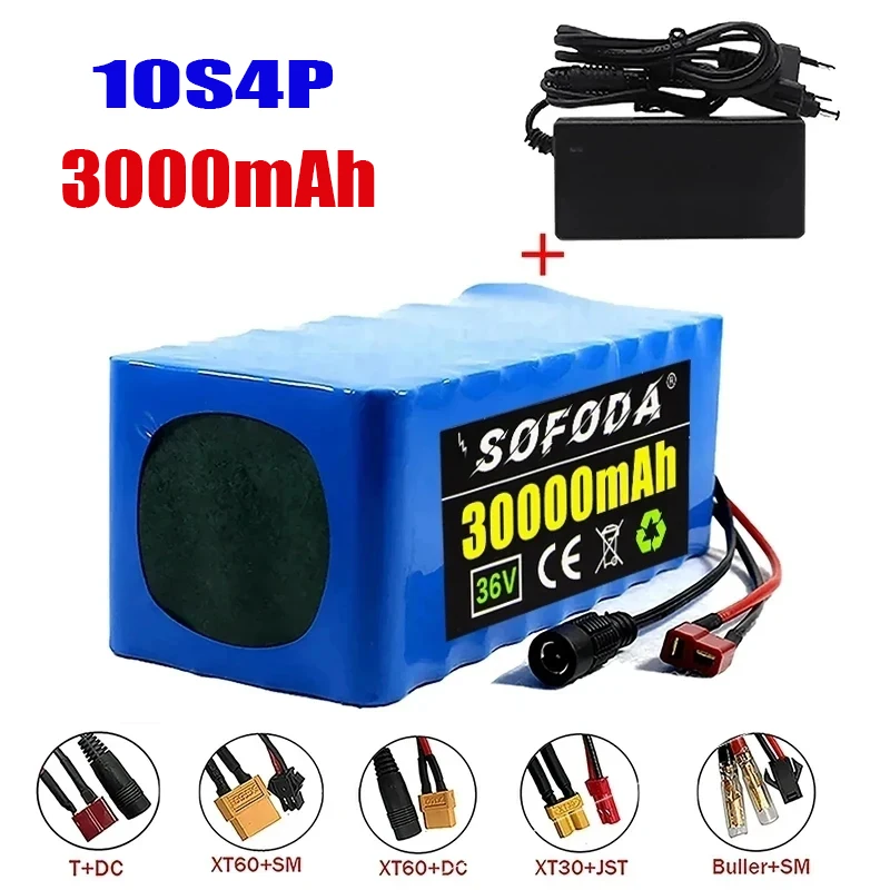 10S4P 36V 30000mAh Electric Scooter Lithium Battery 18650 battery pack 36V 30Ah Electric Scooter Electric Scooter Battery 36v
10S4P 36V 30000mAh Electric Scooter Lithium Battery 18650 battery pack 36V 30Ah Electric Scooter Electric Scooter Battery 36v