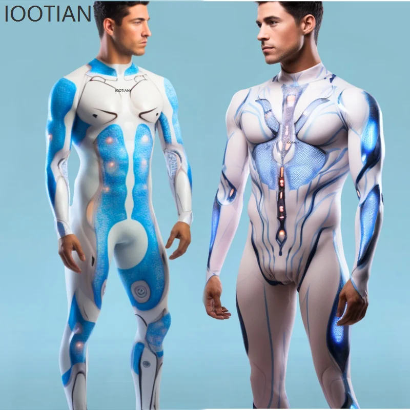 IOOTIANY Halloween Men's Sexy Technology Tights Jumpsuit Carnival Party Fighter Cosplay Stage Performance Lycra Stretch Tights
IOOTIANY Halloween Men's Sexy Technology Tights Jumpsuit Carnival Party Fighter Cosplay Stage Performance Lycra Stretch Tights