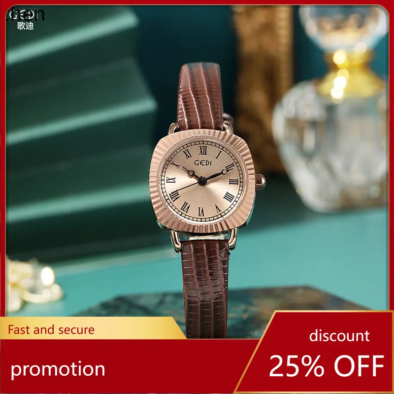 Zml women's niche watch leather strap quartz watch
Zml women's niche watch leather strap quartz watch