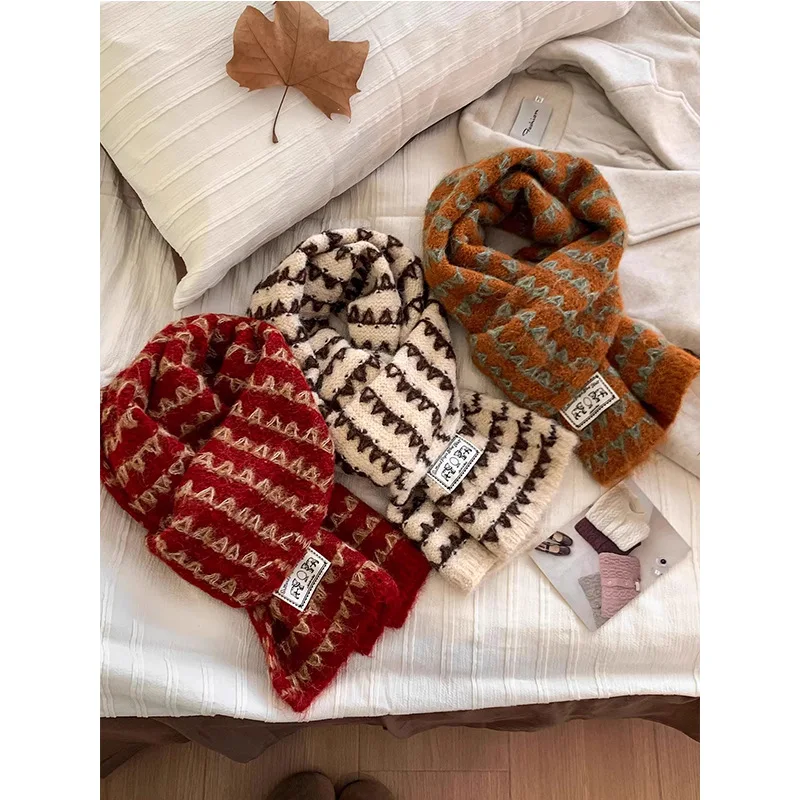 Fashionable Korean Style Small Batch Knitted Scarf For Women To Keep Warm In Autumn And Winter Decoration For The Neck
Fashionable Korean Style Small Batch Knitted Scarf For Women To Keep Warm In Autumn And Winter Decoration For The Neck