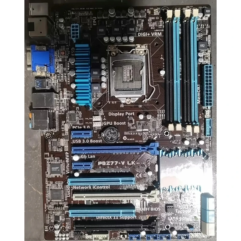Used P8Z77-V LK Motherboard Intel Z77 LGA 1155 Support 2nd 3rd Gen CPU DDR3 RAM ATX HDMI DVI VGA USB3.0 for ASUS
Used P8Z77-V LK Motherboard Intel Z77 LGA 1155 Support 2nd 3rd Gen CPU DDR3 RAM ATX HDMI DVI VGA USB3.0 for ASUS