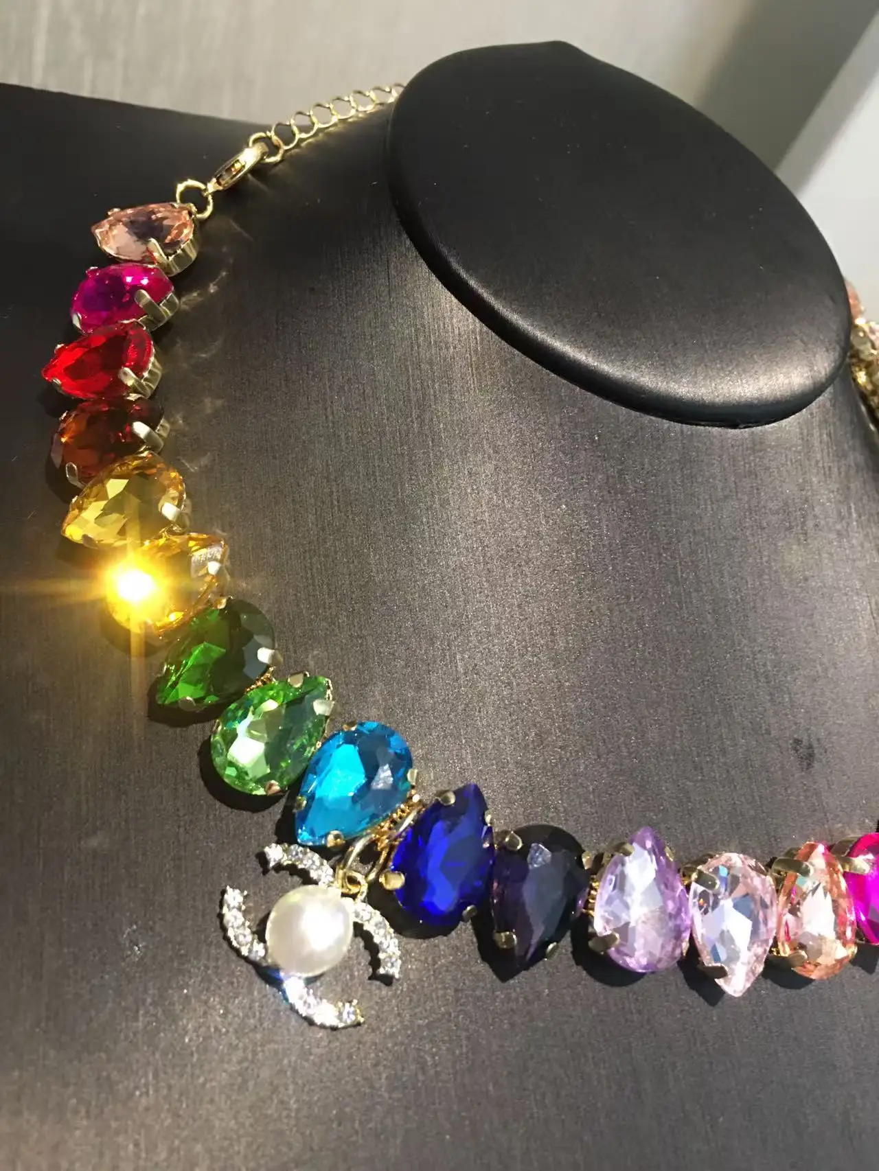 Colorful candies |Luxurious sparkling sweet zircon colored candy necklace, high-end creative jewelry, design sense neckpiece
Colorful candies |Luxurious sparkling sweet zircon colored candy necklace, high-end creative jewelry, design sense neckpiece