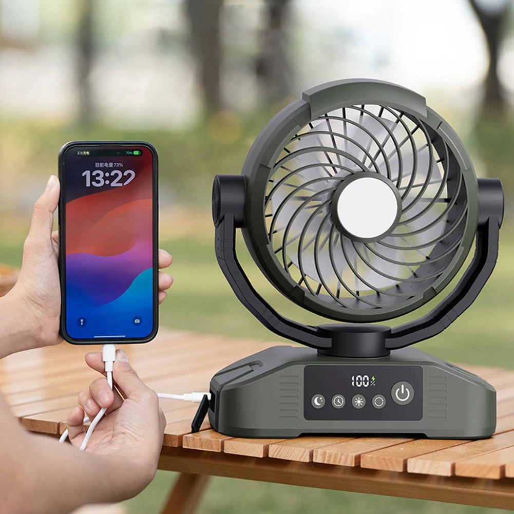 Wireless Desk Fan with LED Light USB C Rechargeable Cordless Personal Fan 5 Wind Speeds Digital Display for Power Outages
Wireless Desk Fan with LED Light USB C Rechargeable Cordless Personal Fan 5 Wind Speeds Digital Display for Power Outages