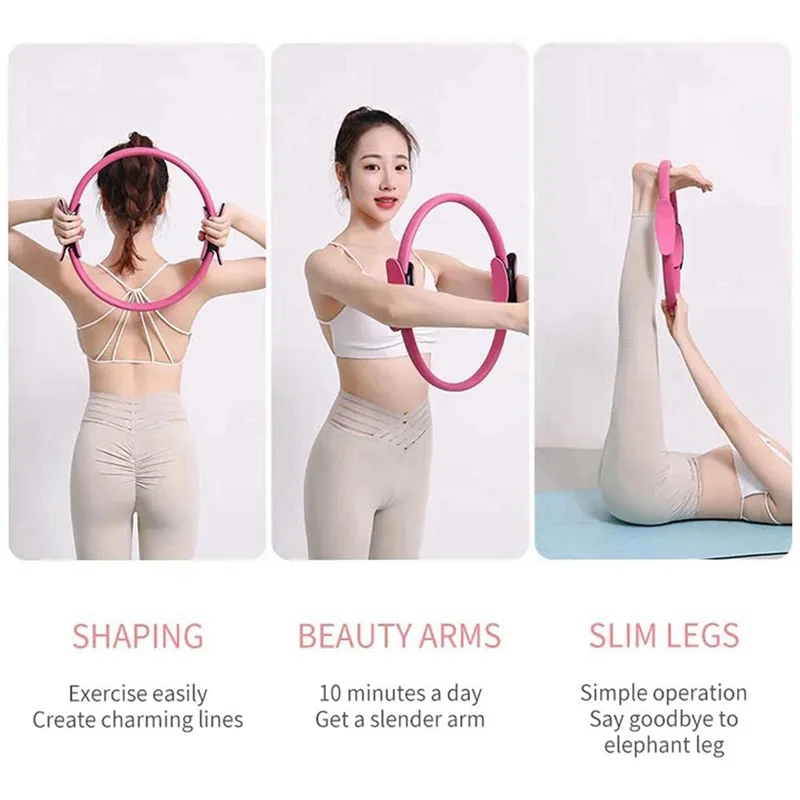 2X Pilates Circle For & Sculpting Inner & Outer Thighs Yoga Pilates Ring For Abs And Legs Weight Loss
2X Pilates Circle For & Sculpting Inner & Outer Thighs Yoga Pilates Ring For Abs And Legs Weight Loss