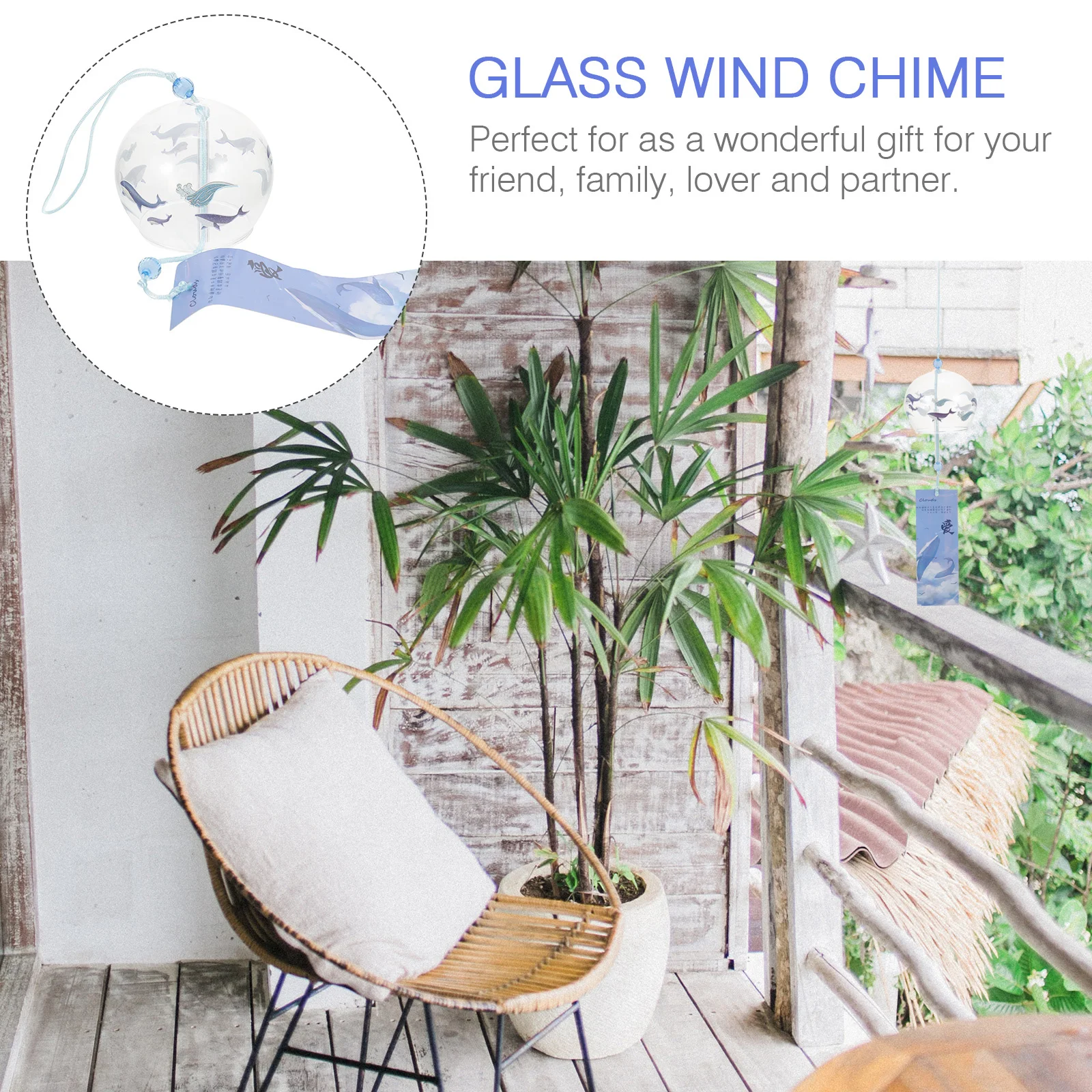 1Pcs Pendant Wind Chime Glass Decorative Hanging Bell Japanese Retro Style Indoor Outdoor Home Garden Decoration Festival Gift
1Pcs Pendant Wind Chime Glass Decorative Hanging Bell Japanese Retro Style Indoor Outdoor Home Garden Decoration Festival Gift