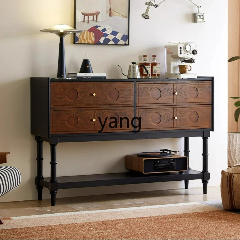 LTT antique entrance cabinet, facing the door, solid wood side cabinet, living room storage partition cabinet
LTT antique entrance cabinet, facing the door, solid wood side cabinet, living room storage partition cabinet