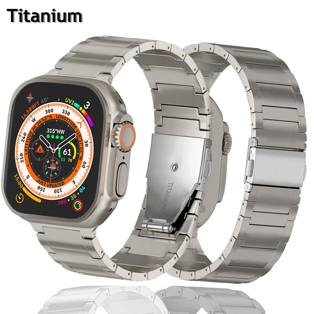 Титановый металлический ремешок для Apple Watch Ultra Band 49 мм 41 мм 45 мм 42 44 мм 38 40 мм Мужские Iwatch Series 8 7 6 5 4 3 2 SE Петля для браслета
Титановый металлический ремешок для Apple Watch Ultra Band 49 мм 41 мм 45 мм 42 44 мм 38 40 мм Мужские Iwatch Series 8 7 6 5 4 3 2 SE Петля для браслета